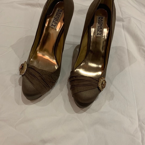 Badgley Mischka heels vintage size 6.5 - Picture 2 of 3